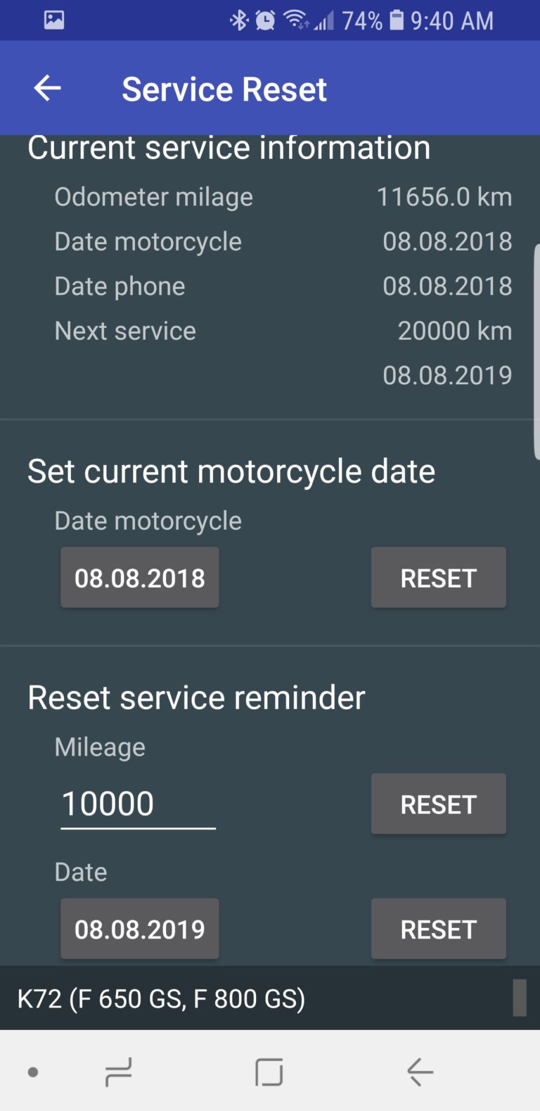 bmw f800gs service costs