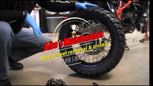 BMW F800GS, Albe's adv, adventure, motorcycle, rear wheel